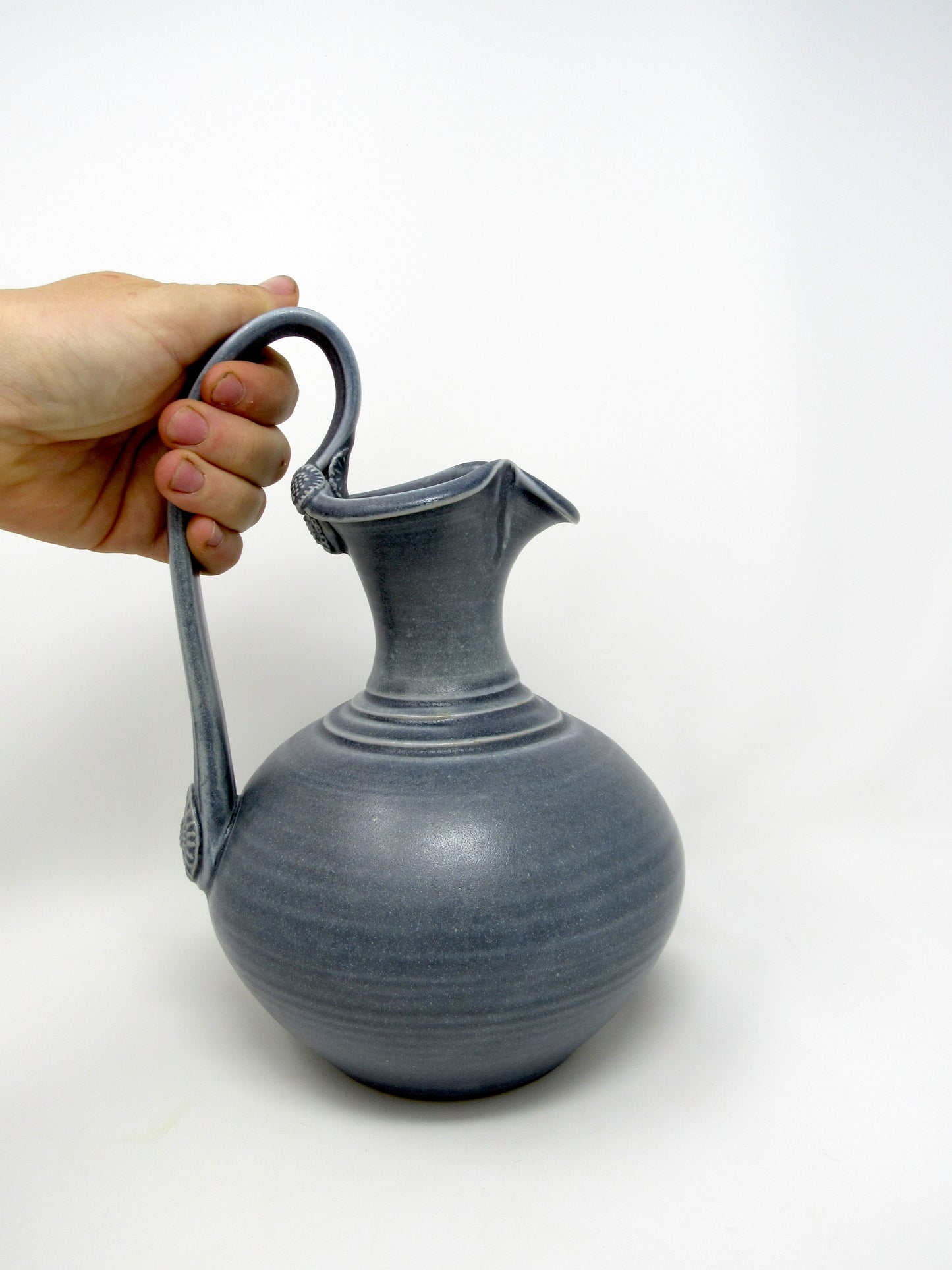Greek Oinochoe (Pitcher) in Slate Gray