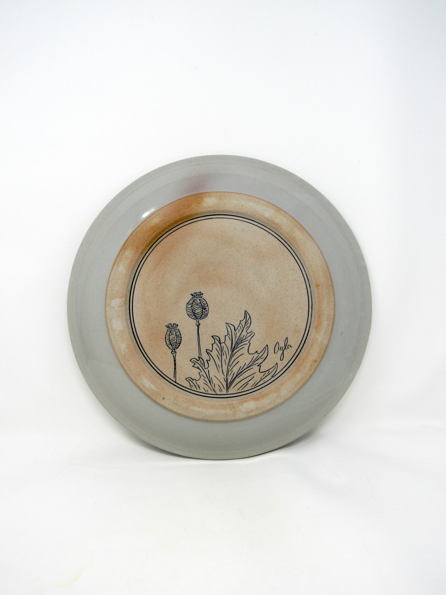 Poppy Flower Serving Plate