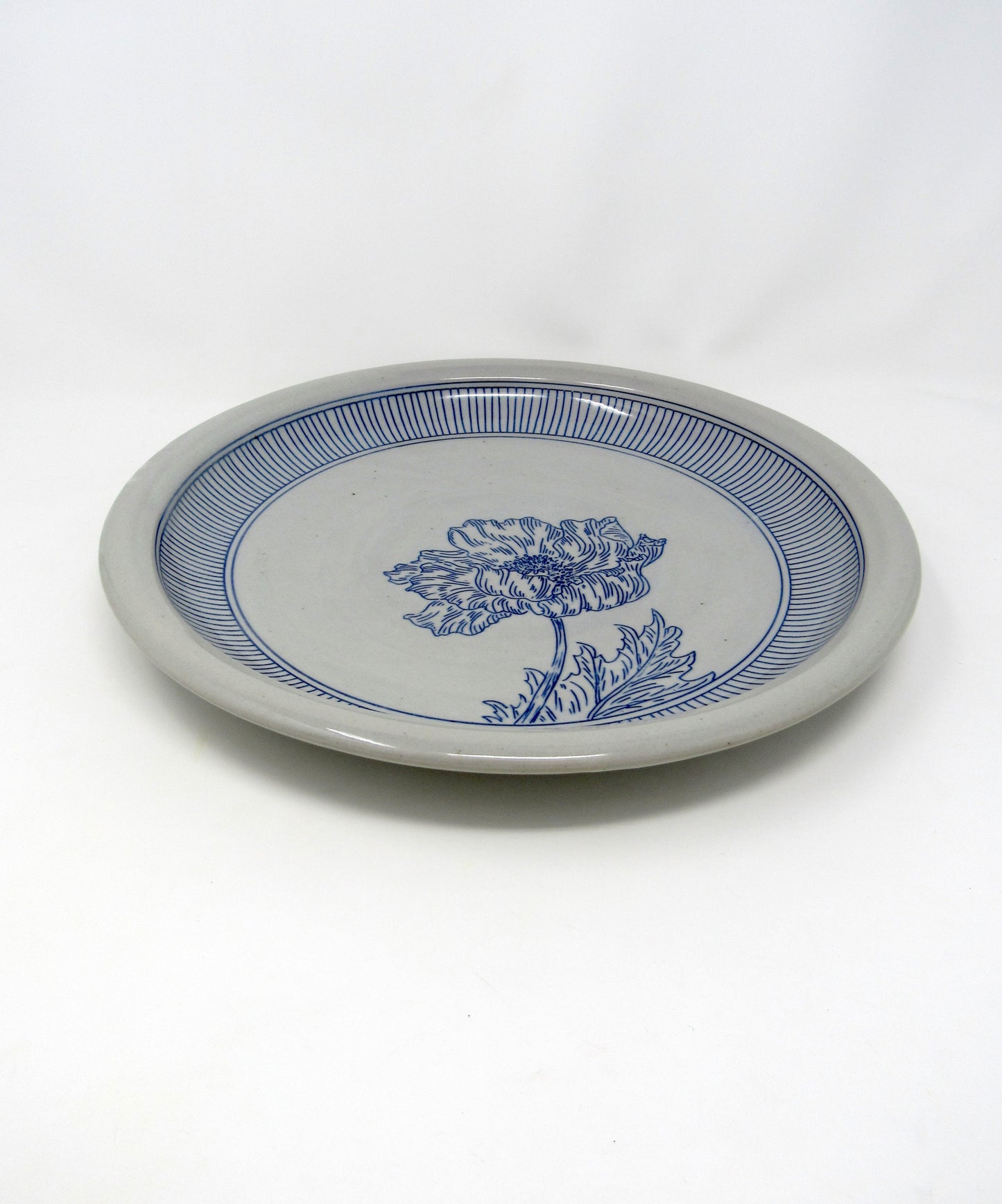 Poppy Flower Serving Plate