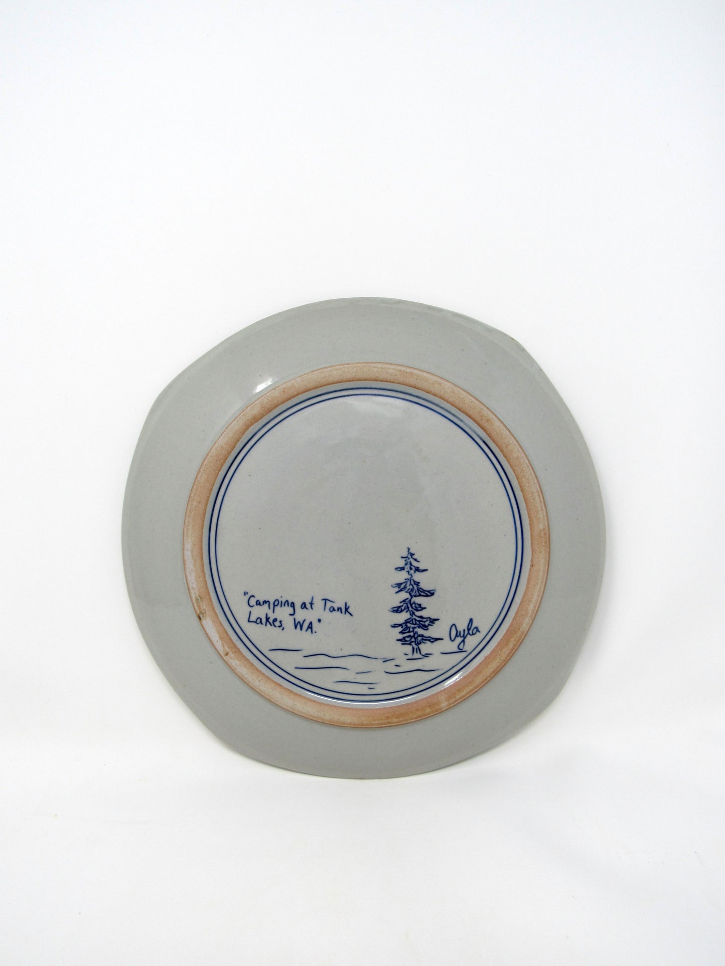 "Camping at Tank Lakes" Dinner Plate