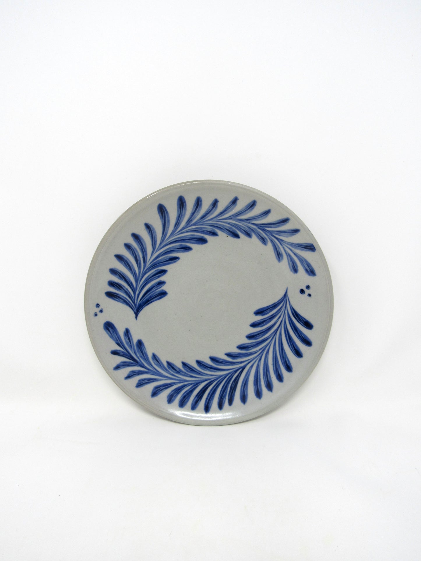 Lunch Plate with Brushwork #1