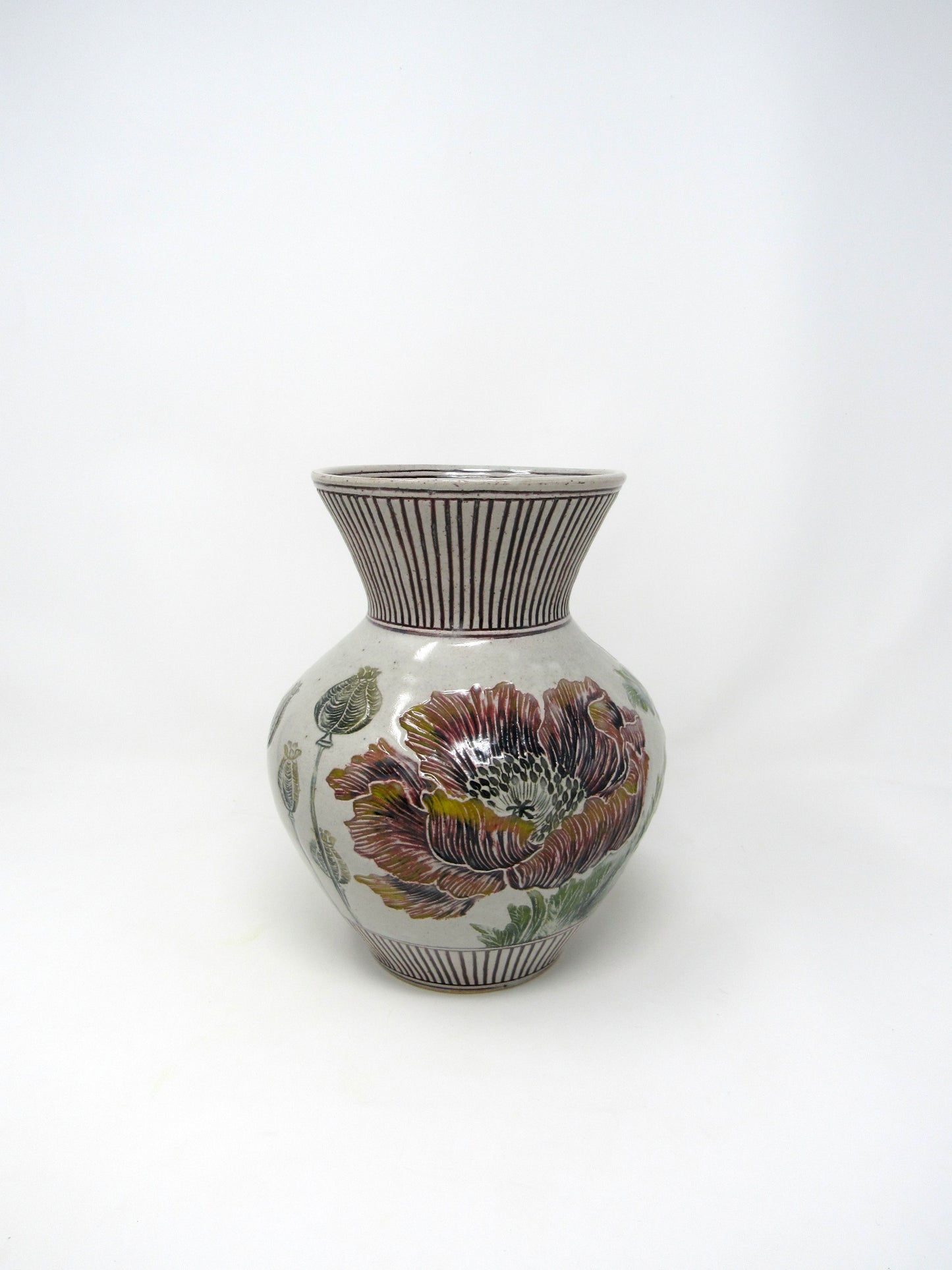 Large Poppy Statement Vase