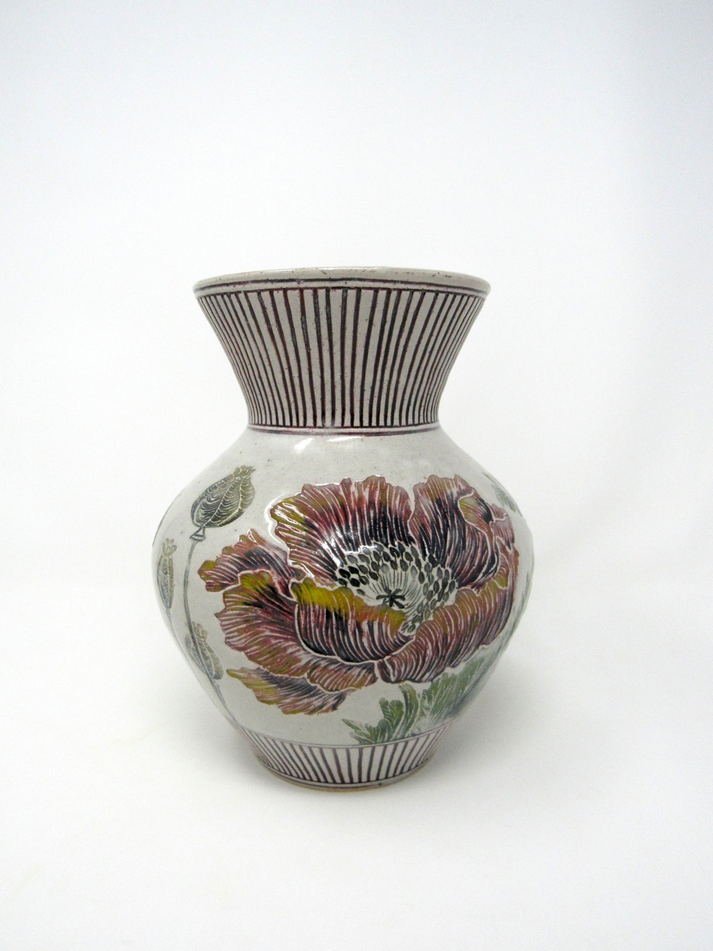 Large Poppy Statement Vase