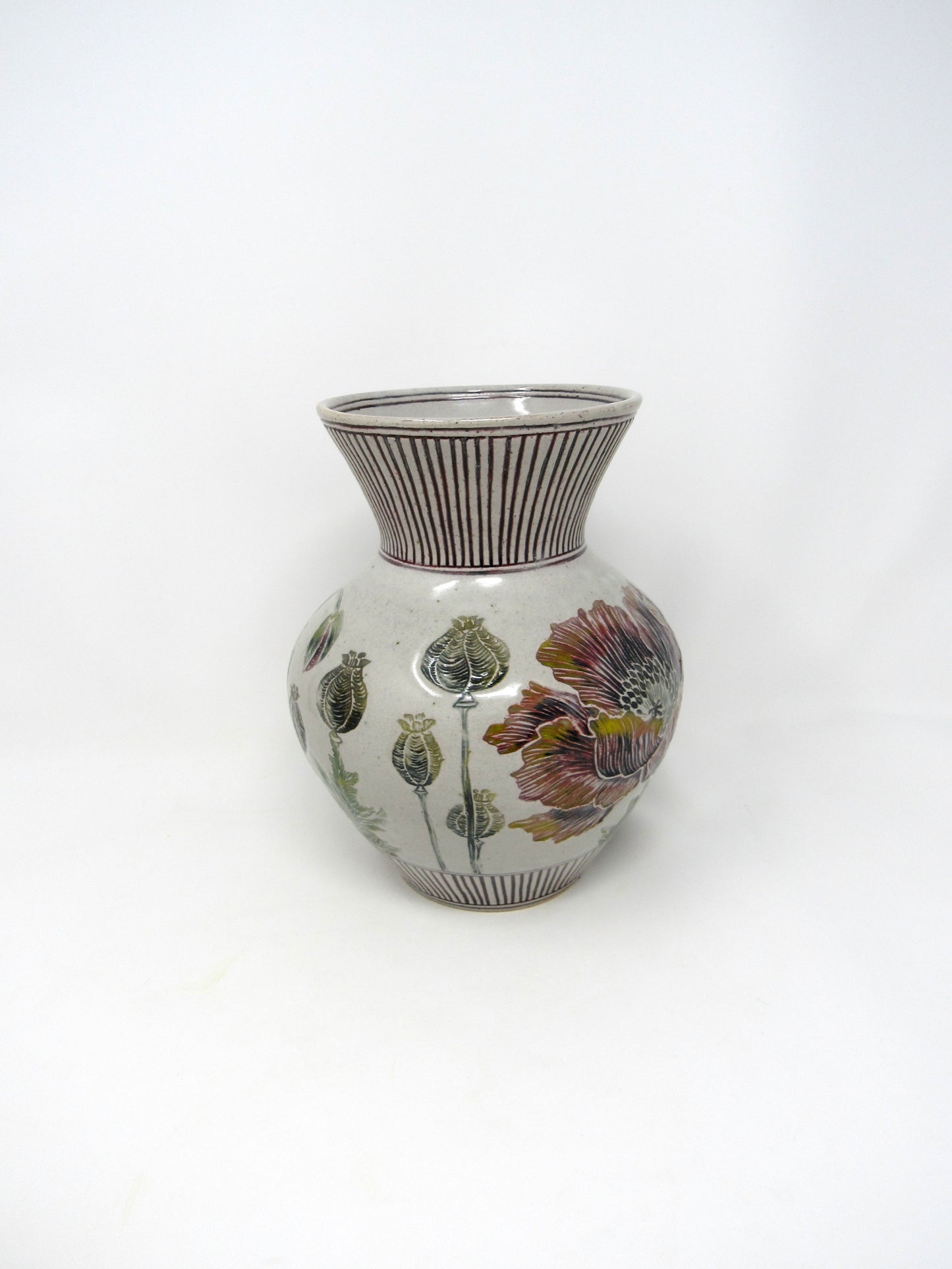 Large Poppy Statement Vase