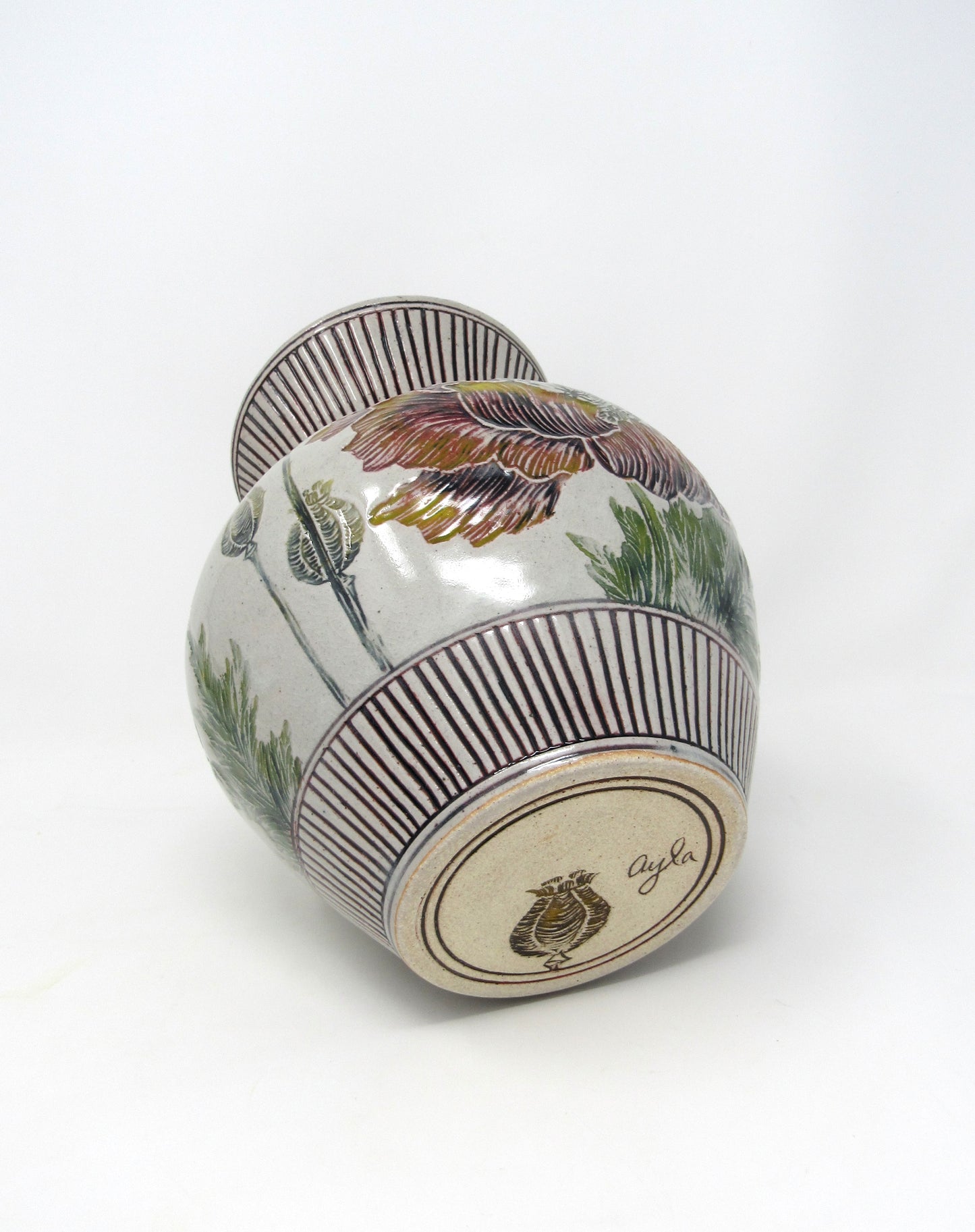 Large Poppy Statement Vase