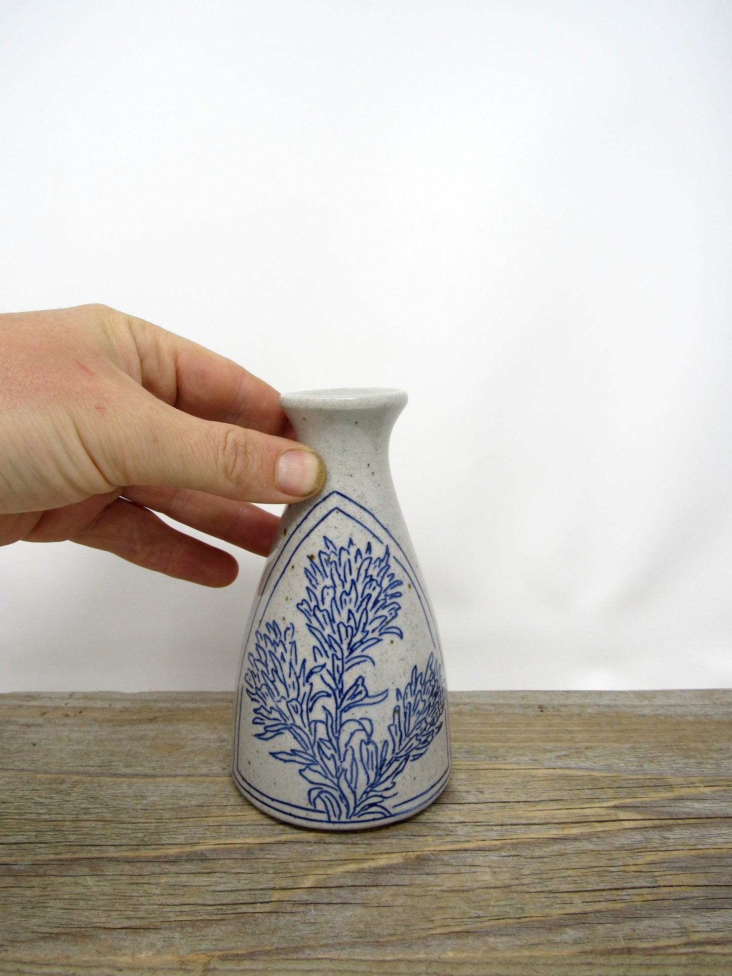 Paintbrush/Castilleja Wildflower Bud Vase #1