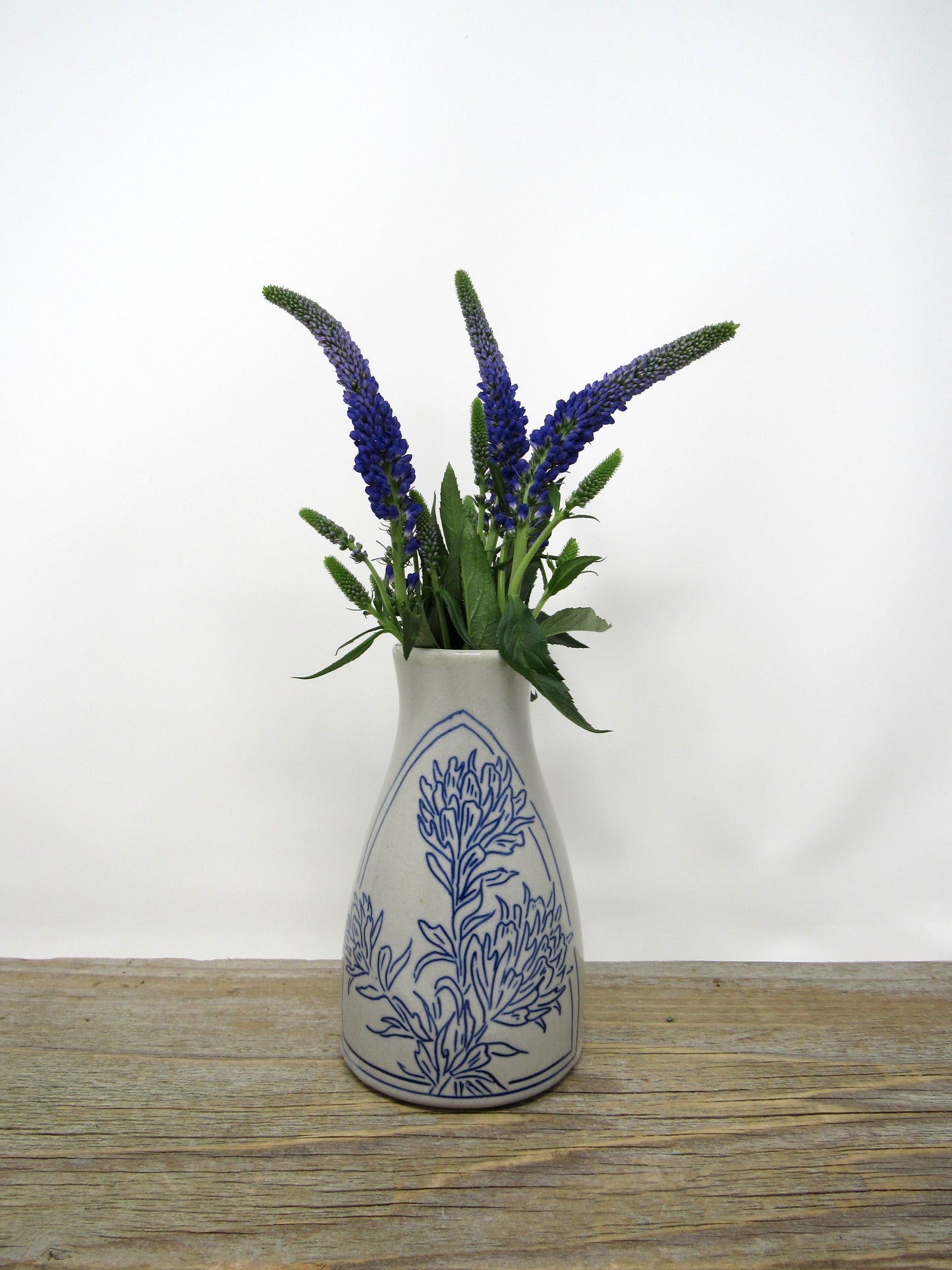 Paintbrush/Castilleja Wildflower Bud Vase #2