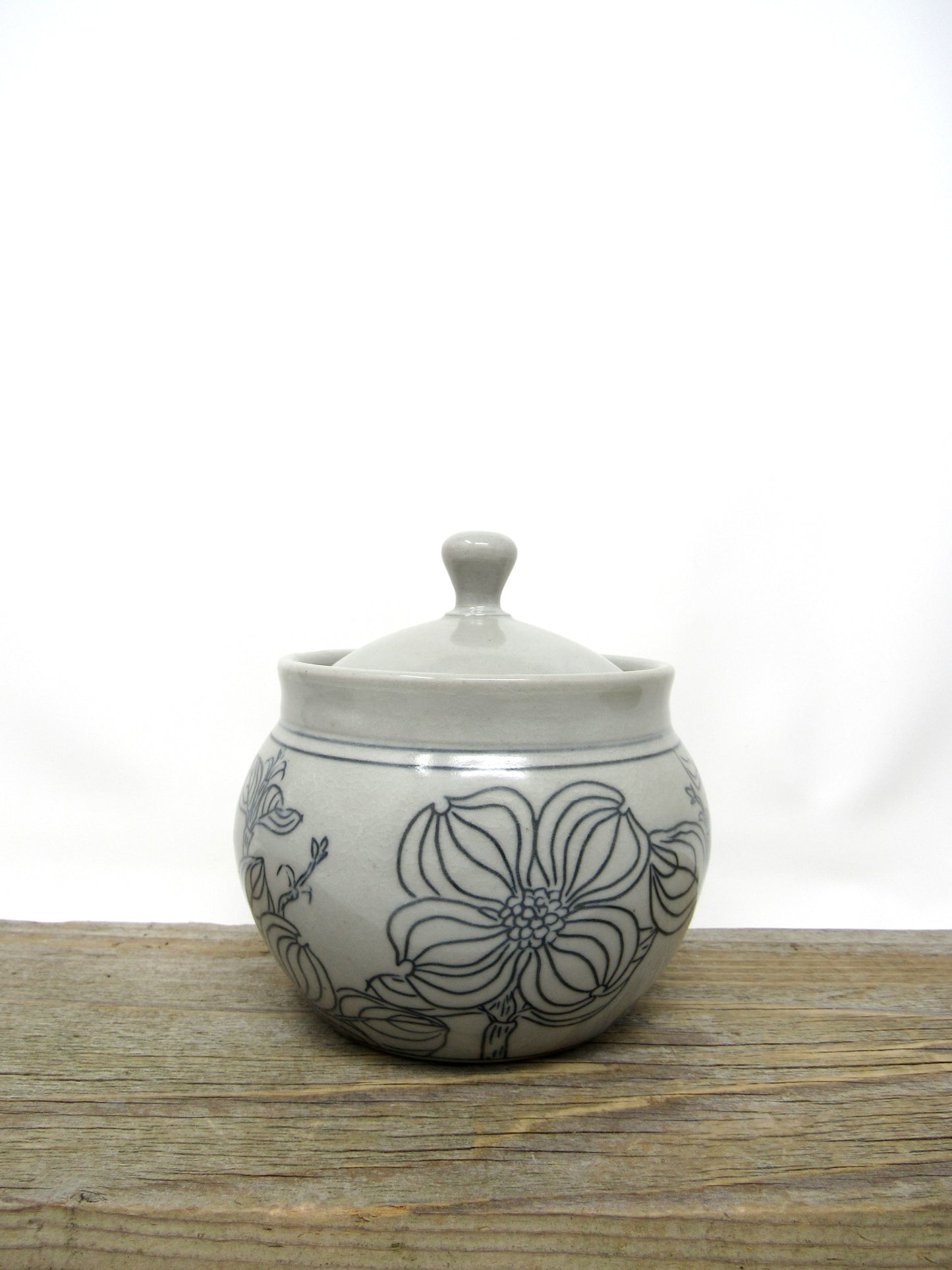 Dogwood Sugar Jar