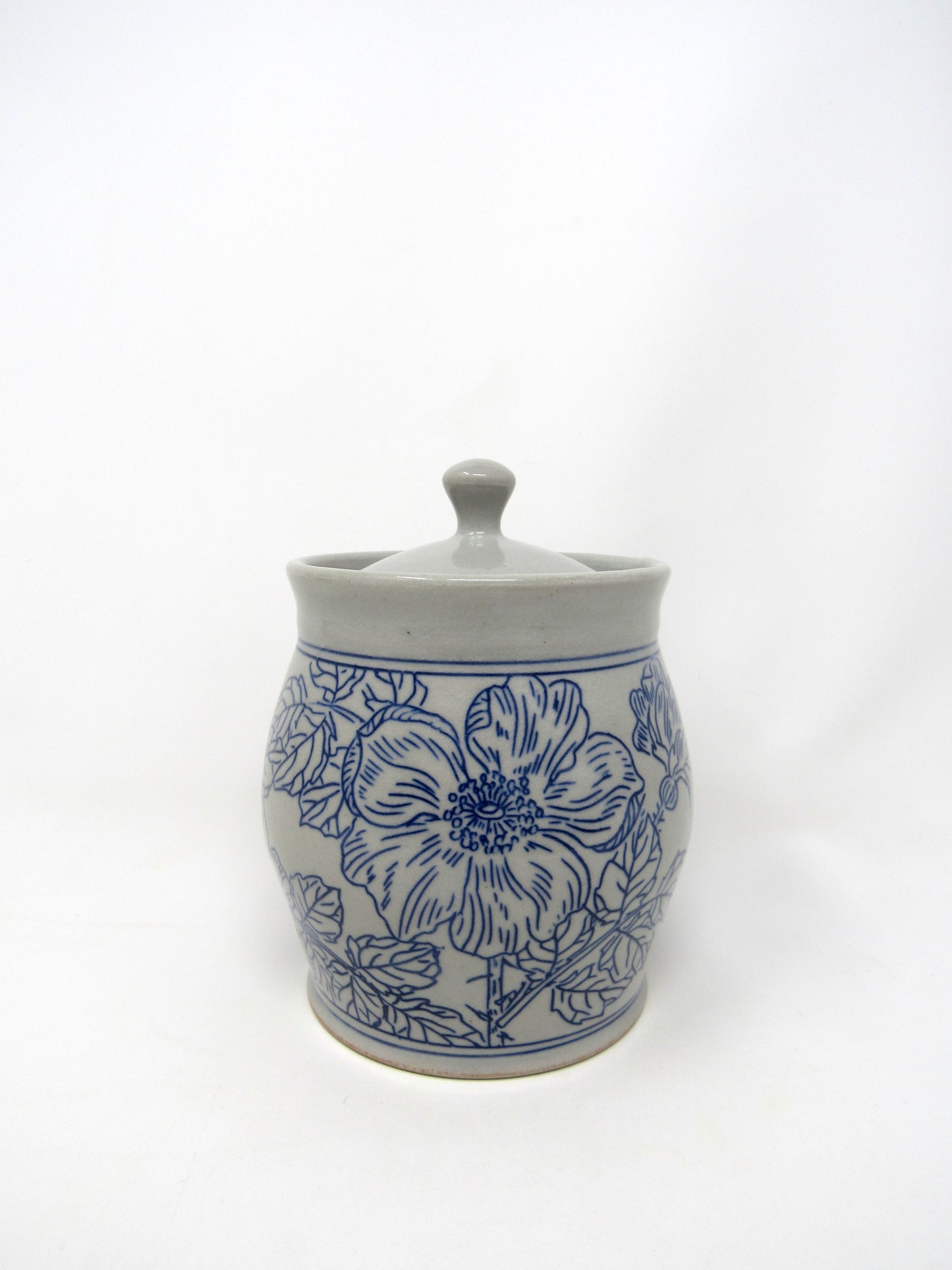Wild Rose Sugar Jar