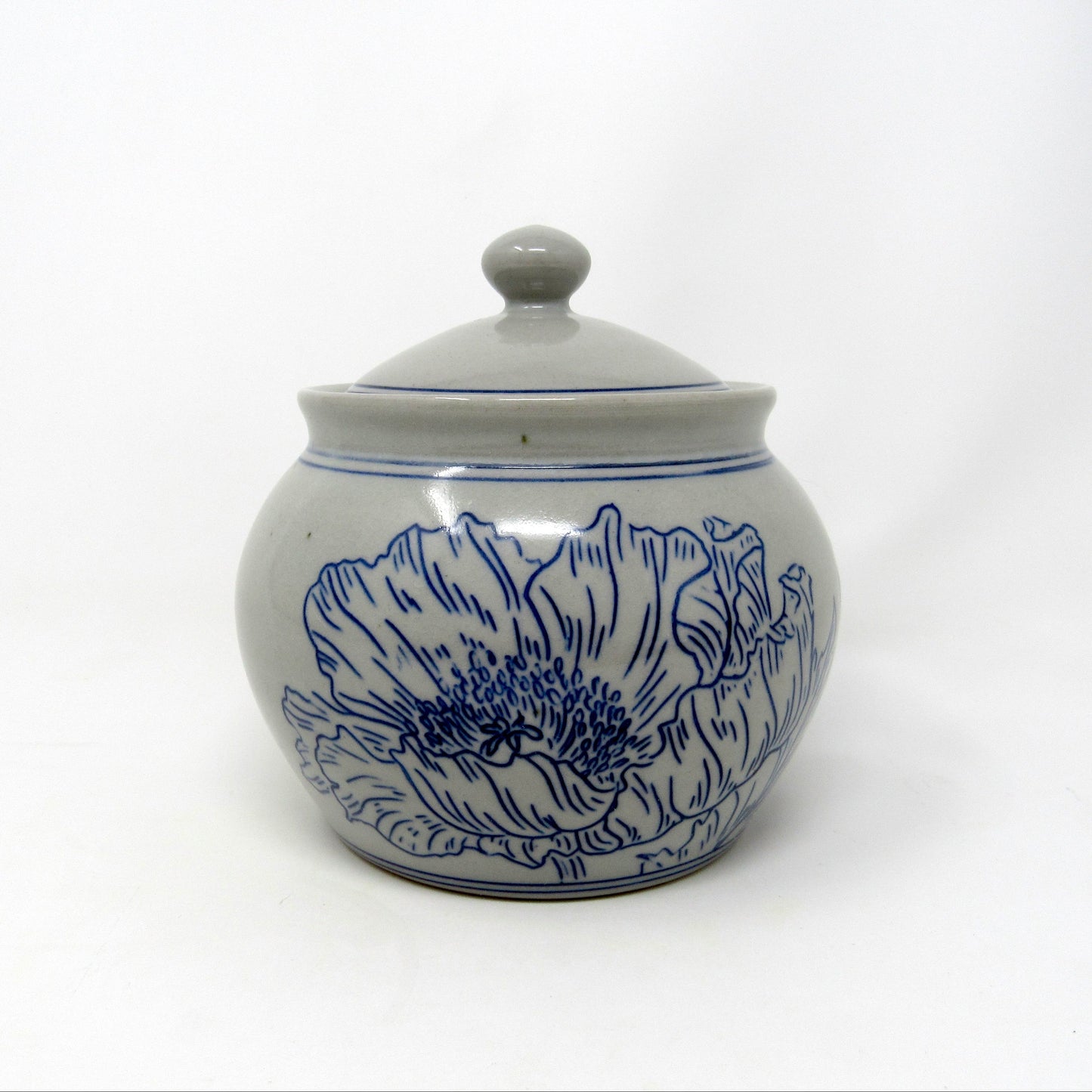 Poppy Flower Sugar Jar