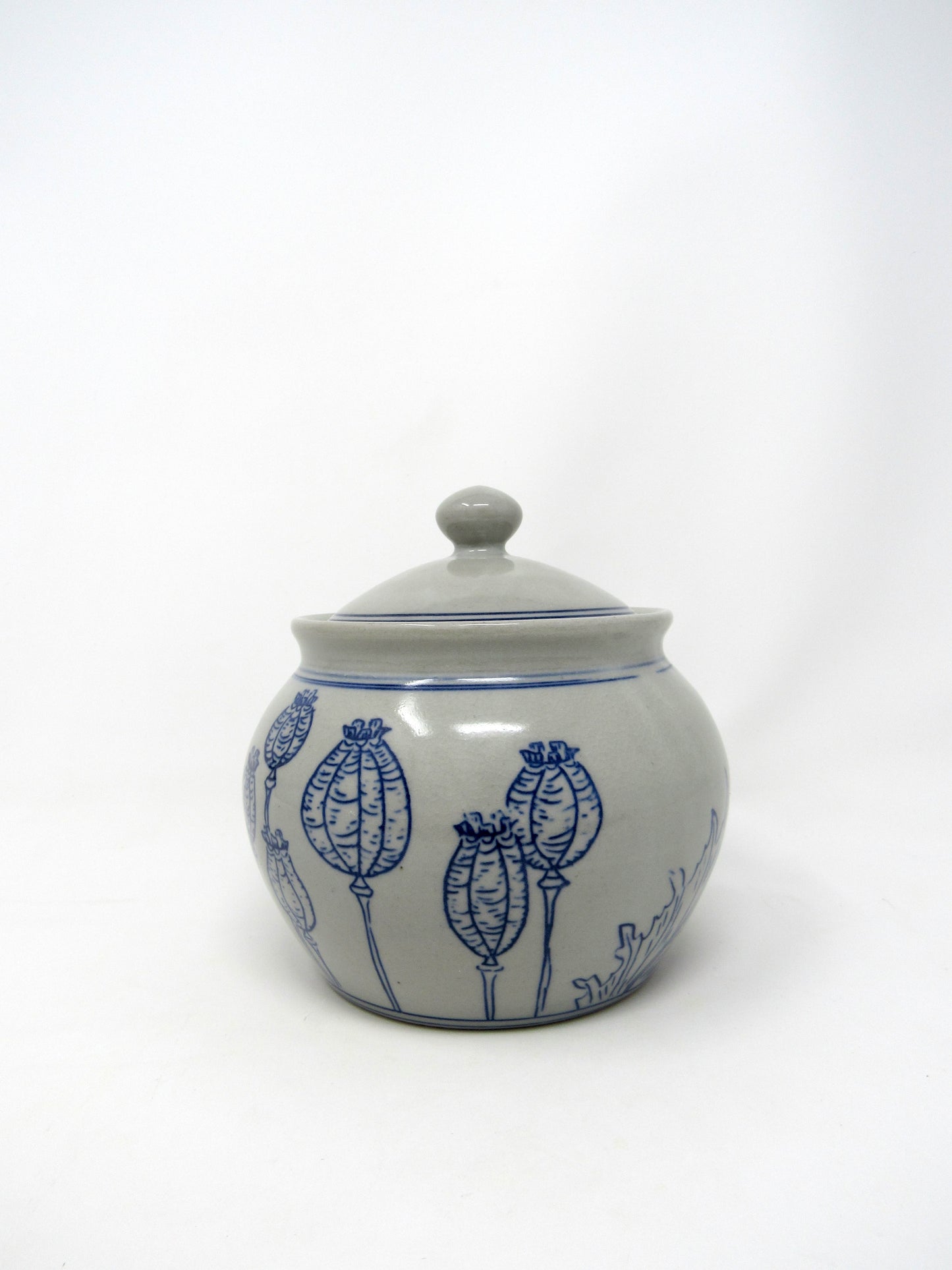 Poppy Flower Sugar Jar