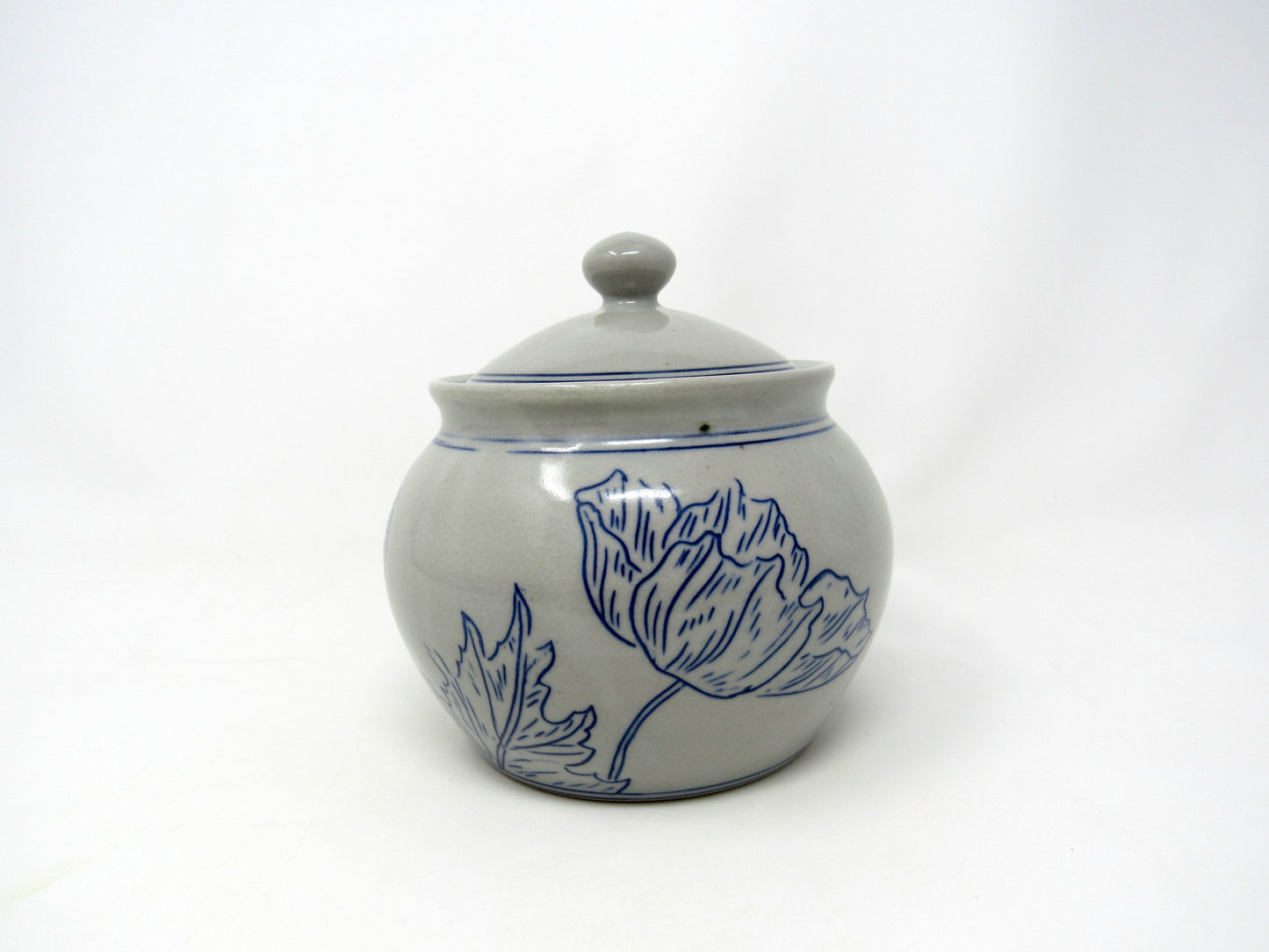 Poppy Flower Sugar Jar