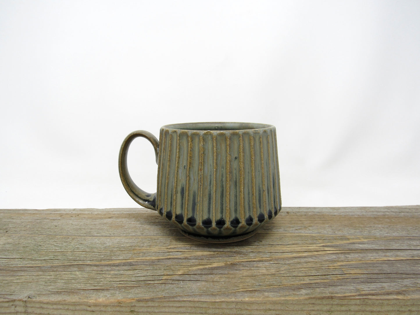 Fluted Mug in Blue #2
