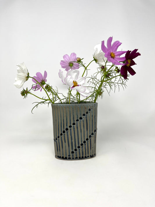 Faceted Envelope Vase #1