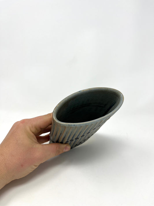 Faceted Envelope Vase #1