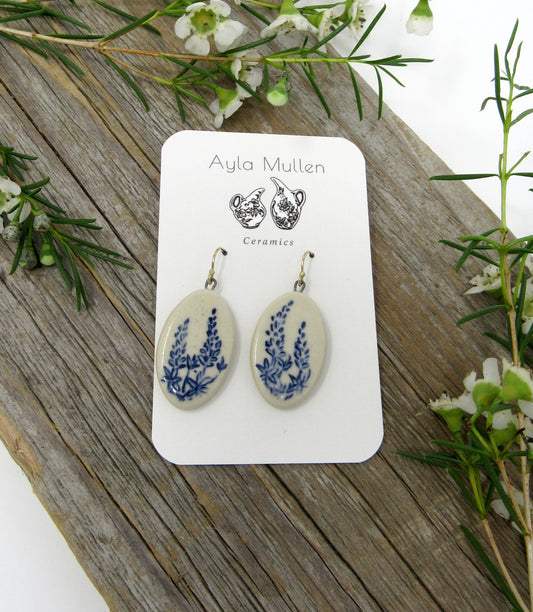 Lupine Flower Earrings #2