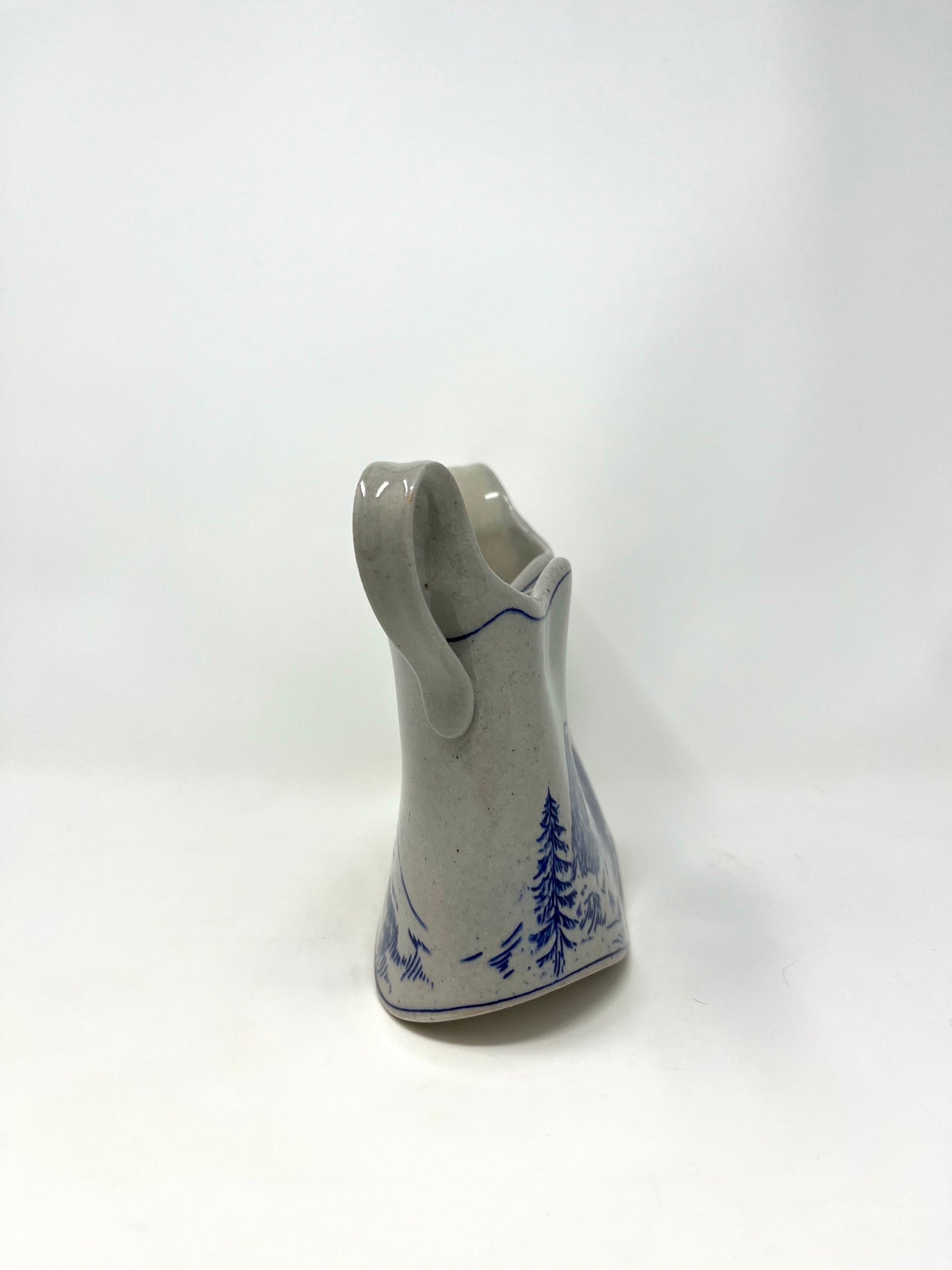Mountain Landscape Vase: Mt. Baker and Mt. Shuksan