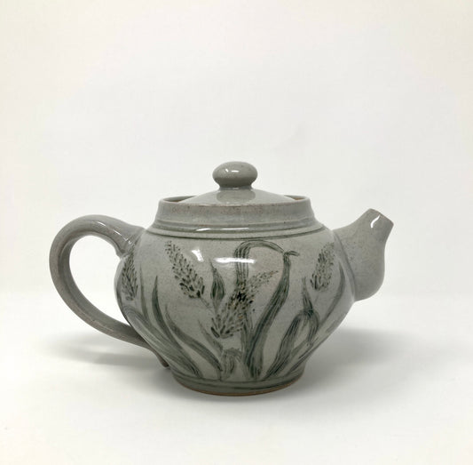 Teapot with Wild Grass